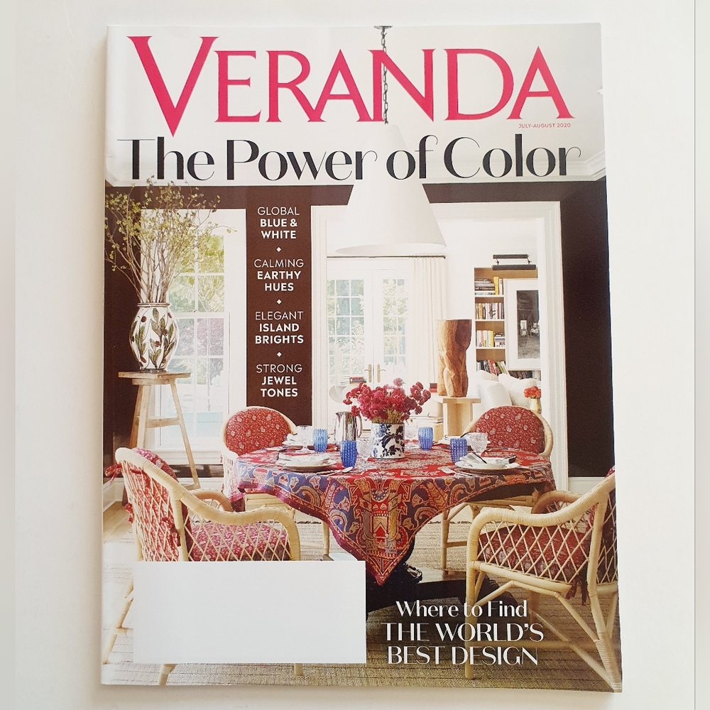 Veranda Magazine July, 2020 - The Power Of Color